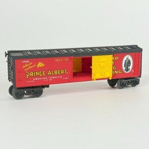 Lionel Prince Albert Tobacco Boxcar 6-7702 Red Yellow Vintage O Gauge